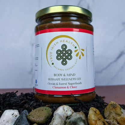 Irish Seamoss + Mixed Mushroom - Body & Mind Ultimate Wellness Gel - Cinnamon & Clove